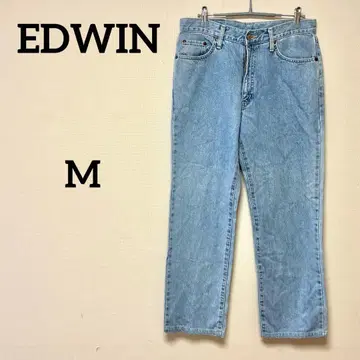 EDWIN 데님 팬츠 청바지 일본제 사이즈 32 인디고