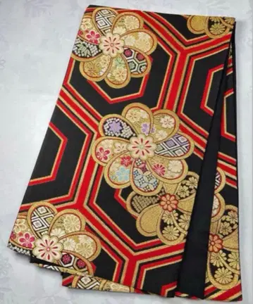 on-019 순수 실크 후쿠로 오비 후리소데 성인식 새상품급