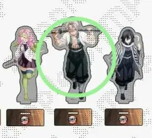 귀멸의 칼날 나른한 오후의 기둥들 아크릴 스탠드 시나즈가와 사네미