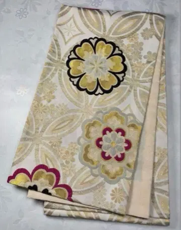 on-28 화학 섬유 후쿠로 오비 후리소데 성인식 새상품급