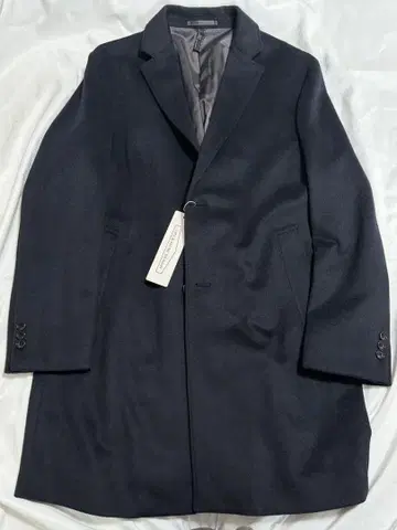 새상품 택 포함 LIFE&WORK DESIGN 체스터 코트 다크 네이비