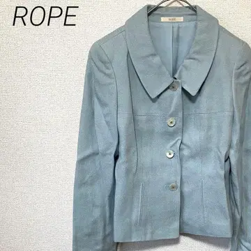 ROPE 자켓 포켓 부착 심플 안감 부착 울 혼방 큐프라