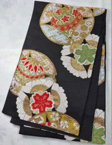 on-031 순수 실크 후쿠로 오비 후리소데 성인식 새상품급