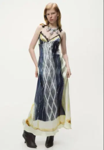 H&M GLENN MARTENS 콜라보 스트랩 드레스 SIZE 38