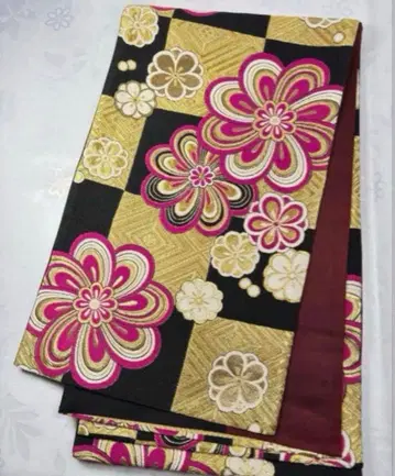 on-035 순수 실크 후쿠로 오비 후리소데 성인식 새상품급