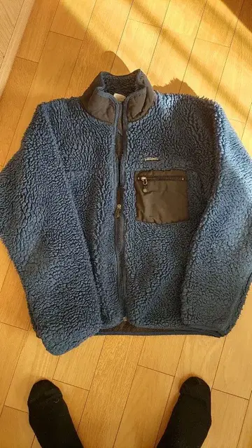 Patagonia 레트로 플리스 자켓 파랑