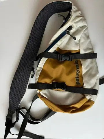 patagonia 슬링 백 화이트/브라운