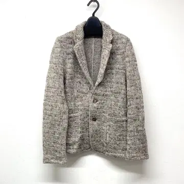 [디자인웍스] 니트 자켓 베이지 계열 사이즈 48