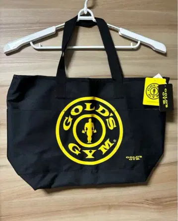 [ 미사용 새상품 ] GOLD'S GYM 블랙 토트백