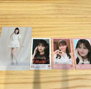 =LOVE 타카마츠 히토미 미니 사진 레어 브로마이드 세트