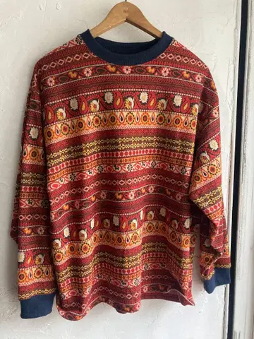 Relume 자카드 무늬 니트 스웨터 긴팔