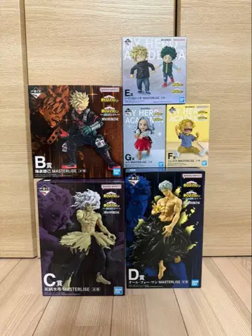 히로아카 제일복권 B상~G상 세트 나의 히어로 아카데미아 더 멀리