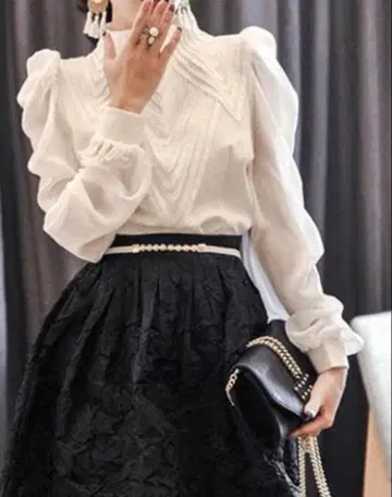 블라우스 S 코러스 연주회 의상 긴팔 블라우스