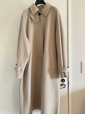 슈퍼 160 더블 페이스 스텐카라 코트 36