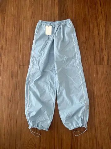 [ nugu ] 라인 스트링 와이드 팬츠 새상품