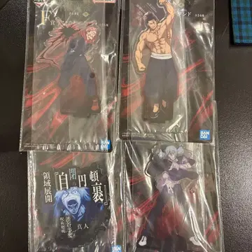 주술회전 아크릴 스탠드 4체 세트