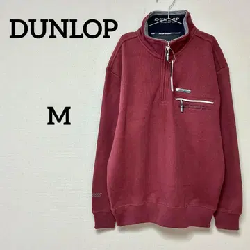 DUNLOP MOTORSPORT 하프 지퍼 맨투맨 트레이닝복