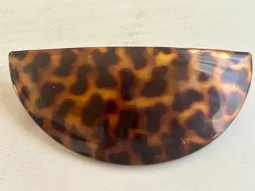 미사용 레오파드 무늬 프랑스제 멋진 헤어 머리핀