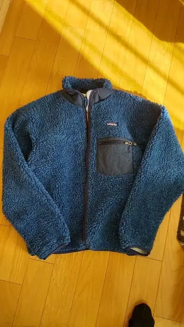 파타고니아 플리스 자켓 M 파랑