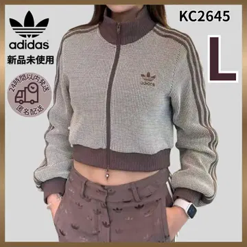 [ 미사용 새상품 ] 킹갓 아디다스 크롭 트랙탑 자켓 L 사이즈
