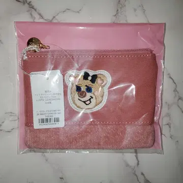 새상품 페이러 LOVERARY 올드 테디걸 와펜 파우치