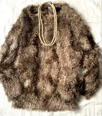 ZARA 샤기 니트 뉴앙스 컬러 S 사이즈