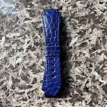 해리 윈스턴 네이비 가죽 벨트