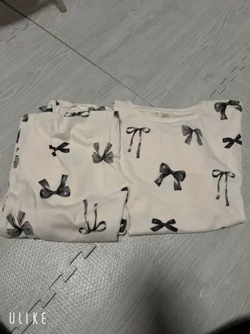 gelato pique 리본 무늬 룸웨어 세트