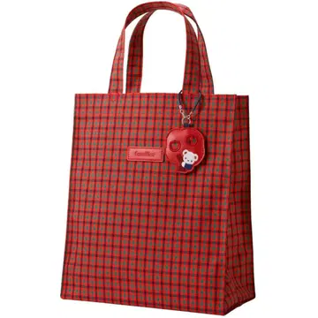 패밀리아 토트백 빨간색 계열 패밀리아 체크 백 familiar 대