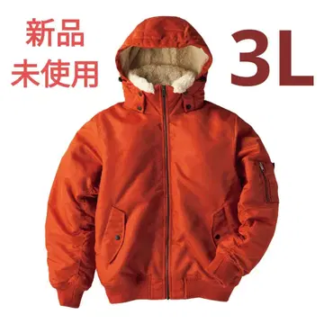 [ 새상품 완판템 ] 워크맨 보아 안감 MA-1 타입 후디 테라코타 3L