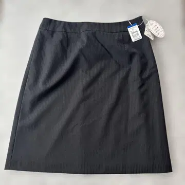 택 포함 미사용 새상품 블랙 수트 스커트 사이즈 13