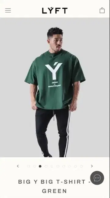 LYFT BIG Y BIG T-SHIRT GREEN