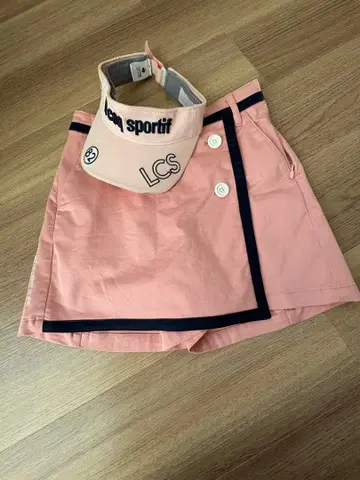 르꼬끄 핑크 랩스커트, 여성용 골프 선바이저