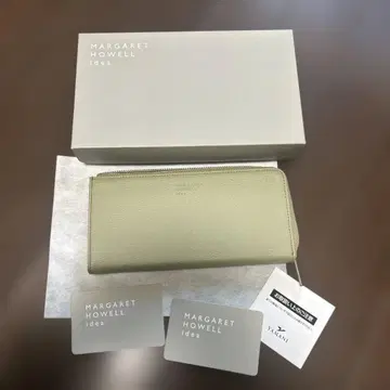 MARGARET HOWELL 라이트 그린 장지갑