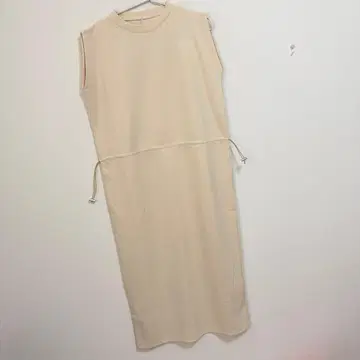 렉탱글 드로스트 롱 원피스