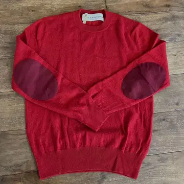 THE SHINZONE 캐시미어 혼방 엘보 패치 스웨터