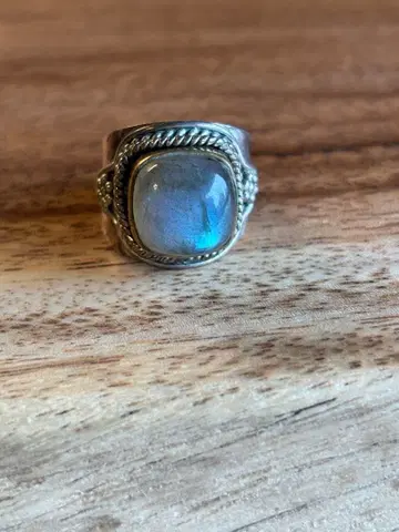 래브라도 라이트 실버 반지