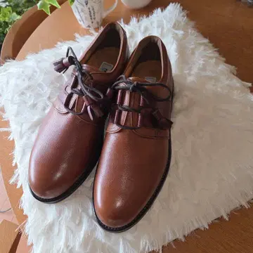 새상품급 renoma 브라운 드레스 슈즈 25.5cm