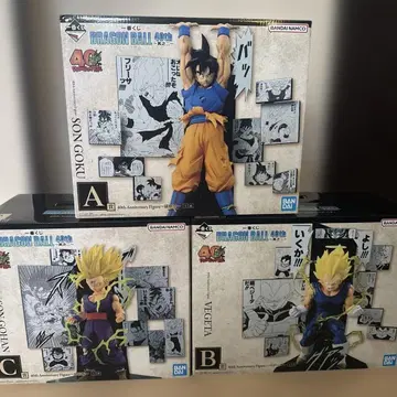 [ 가격 인하 ] 드래곤볼 제일복권 40주년 기념 A상 B상 C상 세트