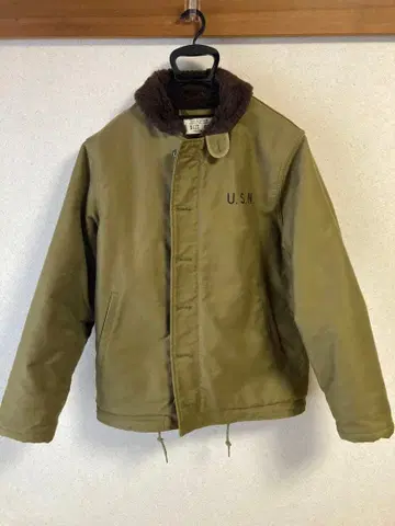 HOUSTON 휴스턴 알파카 라이닝 N-1 덱 자켓 40