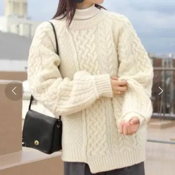 THE SHINZONE 링크 케이블 니트