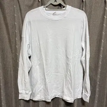 y122711 데비락 T셔츠 롱T 화이트 무지 LL