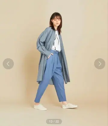 stevenalan 블루 셔츠 드레스 M 사이즈