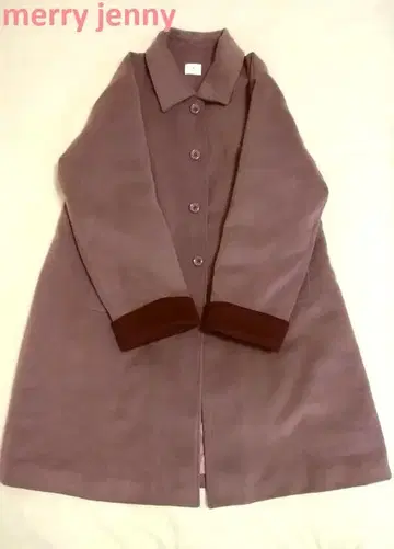 merry jenny 스텐카라 코트 퍼플