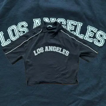 [ ZARA ] LOS ANGELES 블랙 T셔츠