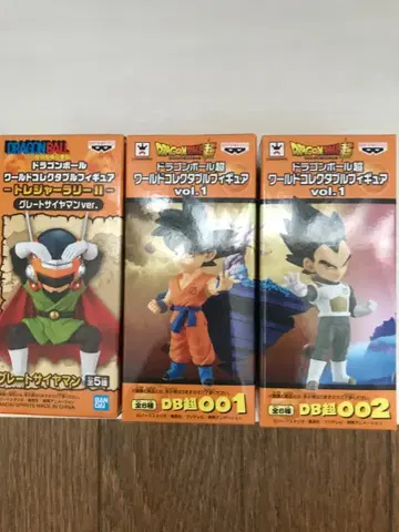 드래곤볼 월드 컬렉터블 피규어 3체 세트