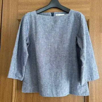 플라주 Plage 코튼 린넨 보트넥 풀오버