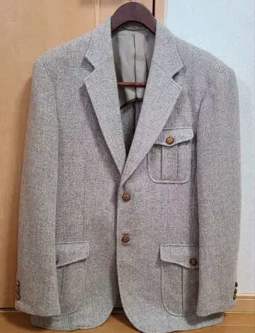 지 스테이지 그레이 계열 테일러드 자켓