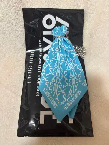 GENERATIONS 6IXSENSE 반다나 키체인 카즈하라 류토