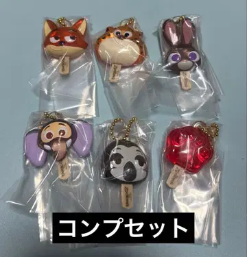 주토피아 아이스캔디 참 6종 세트